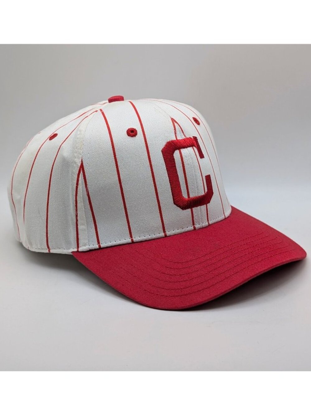 Pittsburgh Crawfords Negro League Baseball Cap Hat Snapback Stripe White Red